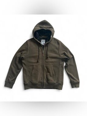 Campus University Lifestyle 1966 Men's Green Zip Up Hoodie Size L